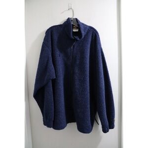 REI Fleece Jacket Full Zip Navy Blue‎ Cozy Outdoor Activewear